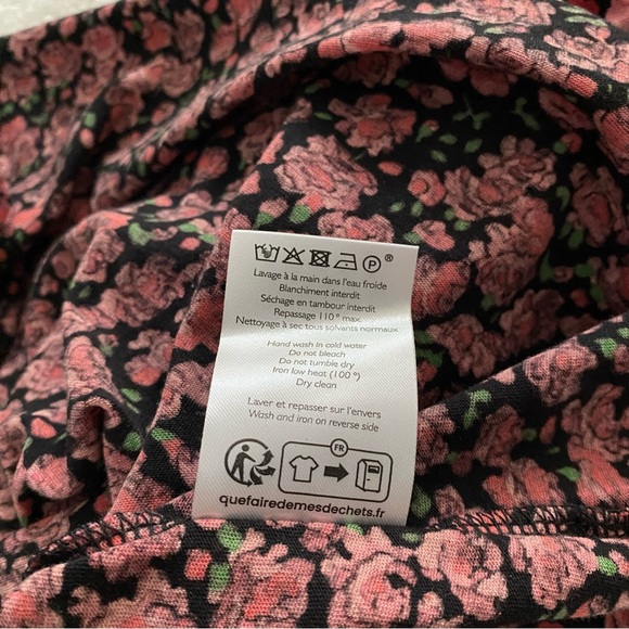 SÉZANE Luce Dress Solidarity Creation Pink Floral Organic Cotton NWT - Picture 9 of 9